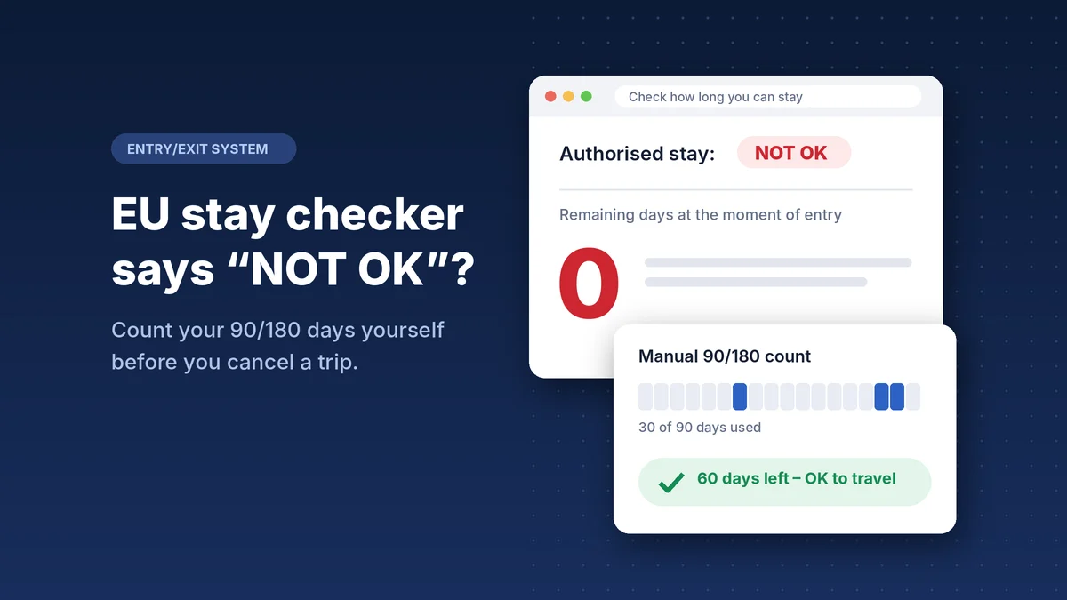 EU’s EES ‘Check Your Stay’ Tool Flawed: Travellers Advised Not to Cancel Trips Based on Erroneous Results