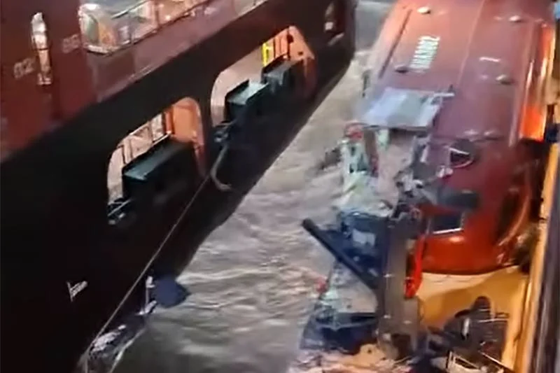 TUI Cruises Ship Mein Schiff 3 Collides with Cargo Vessel in Bremerhaven Amid Stormy Conditions